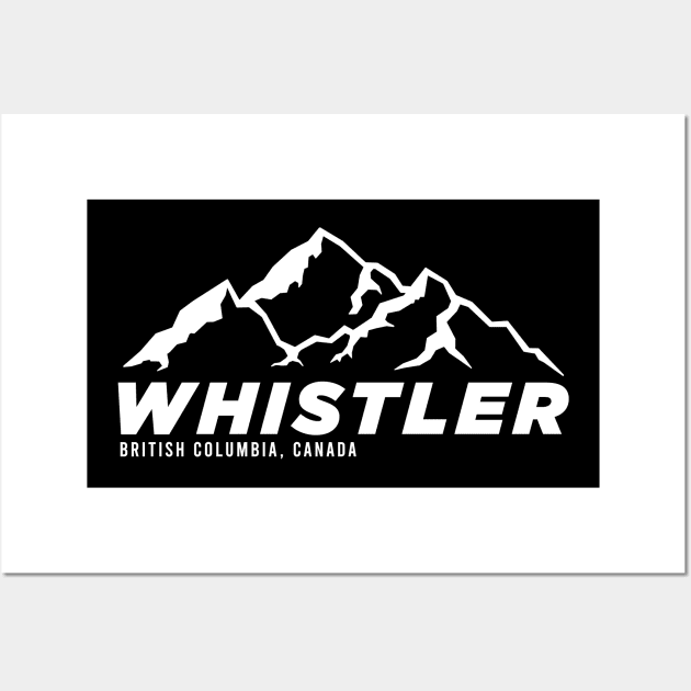 Whistler British Columbia Canada SKIING MTB Paradise Wall Art by ChrisWilson